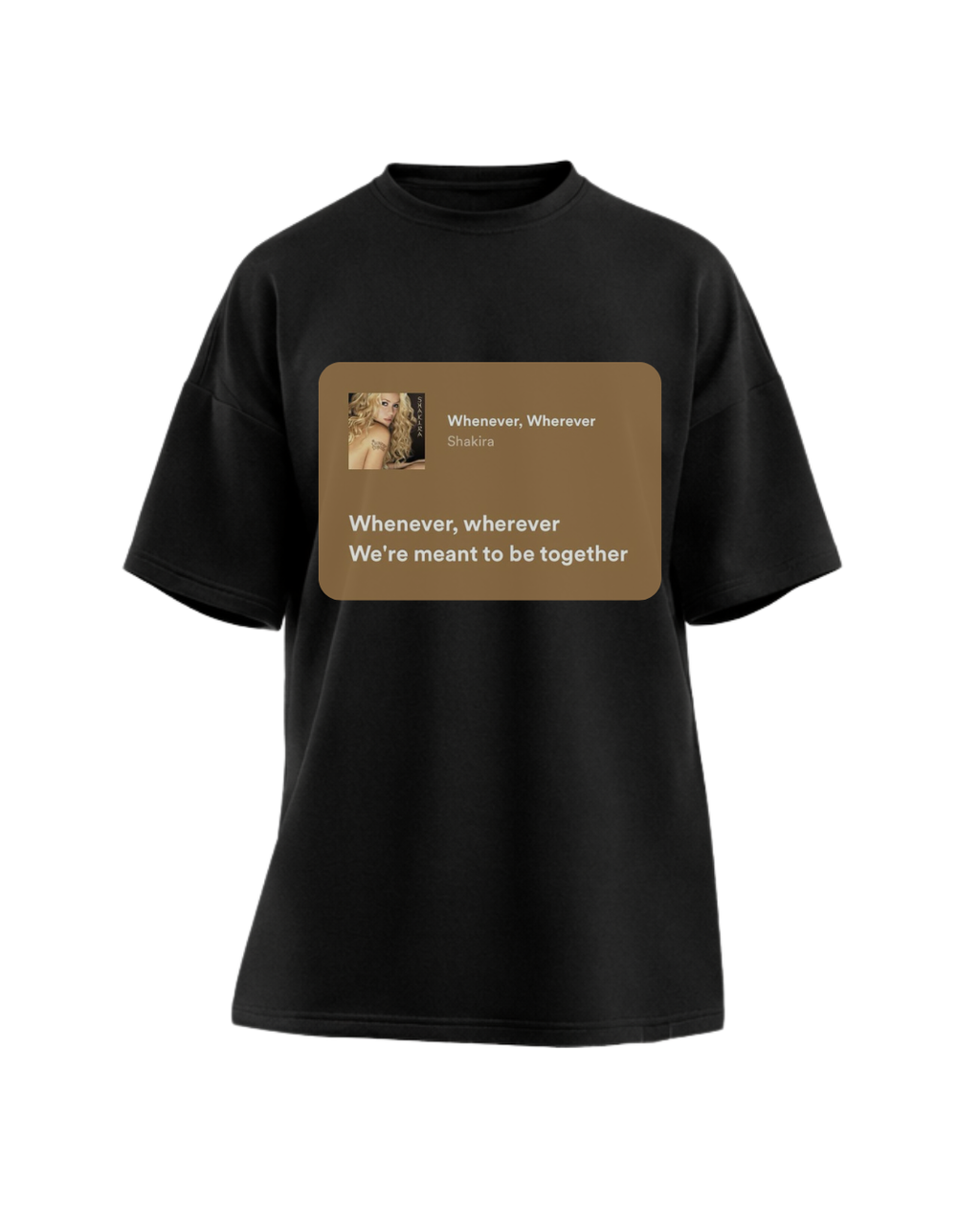 shakira tshirt Concertdrips