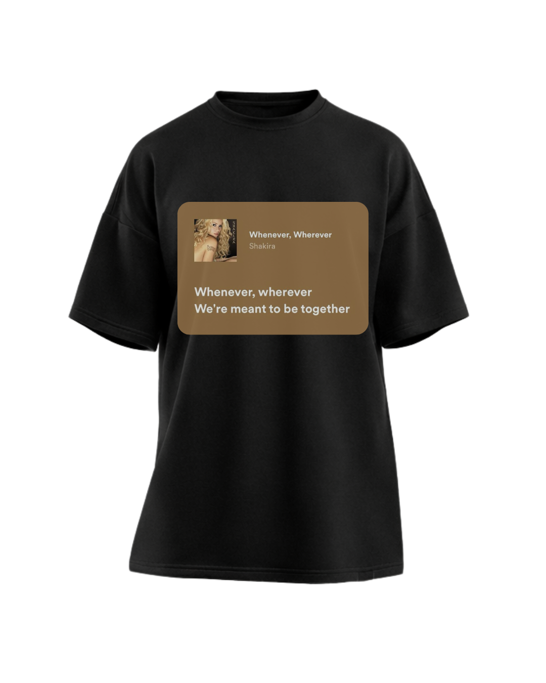 shakira tshirt Concertdrips
